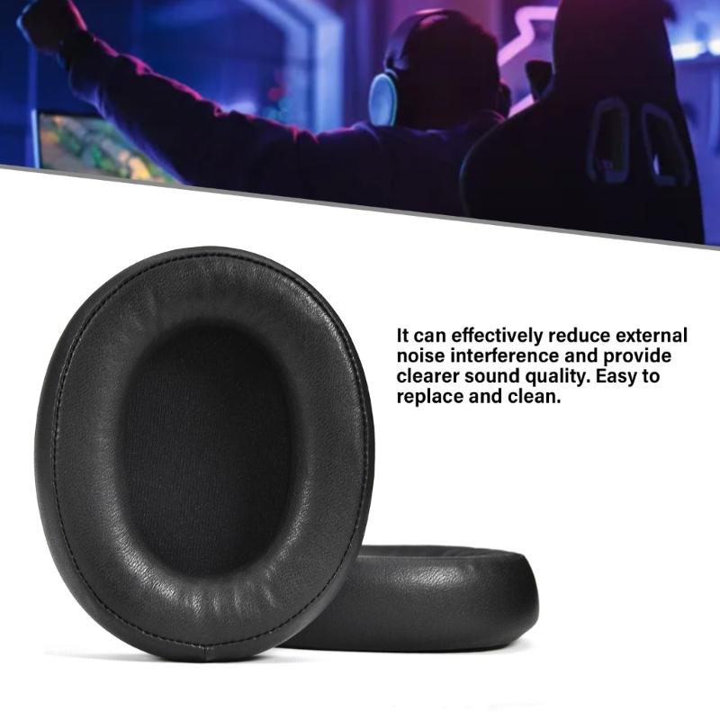 Noise Isolating Earpad For Cloud Flight/Cloud Flight S Headsets Nice Acoustics Experience,Ear Cover Breathable Ear Pads