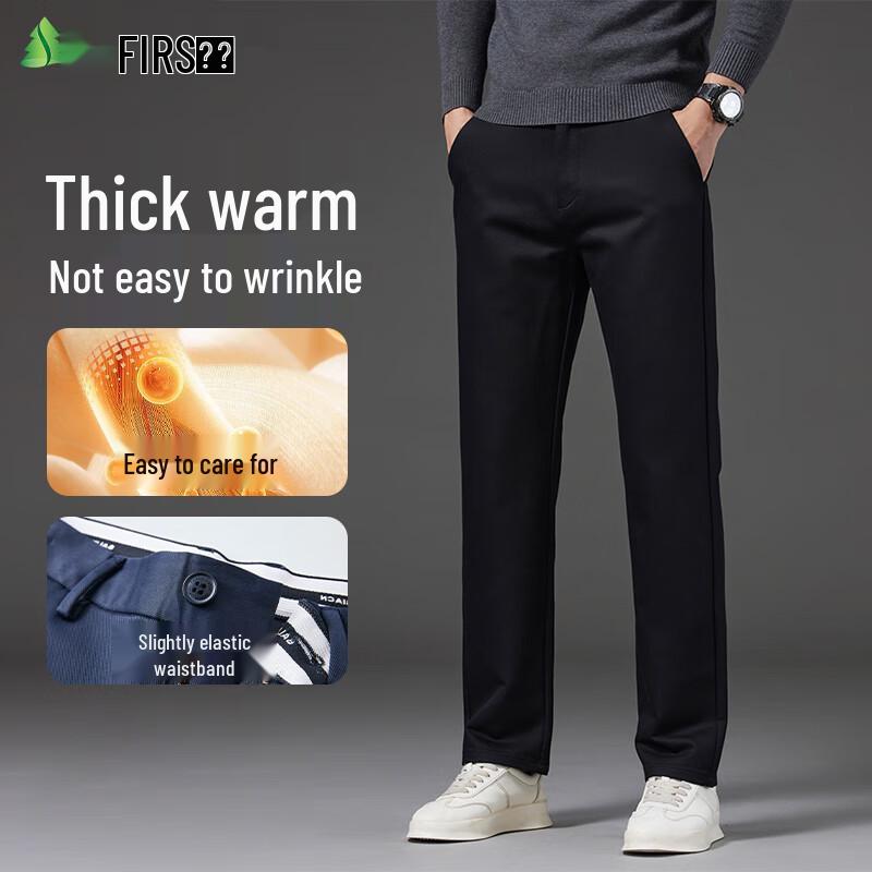 

FIRS Men s Autumn/Winter Straight-Leg Casual Pants 28
