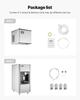 300 Lbs/Day Commercial Ice Maker 180 Lbs Storage Bin Auto Ice Dispensing