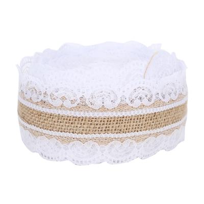 10m DIY Jute Lace Roll Wedding Birthday Party Decoration Crafts Clothing Accessories