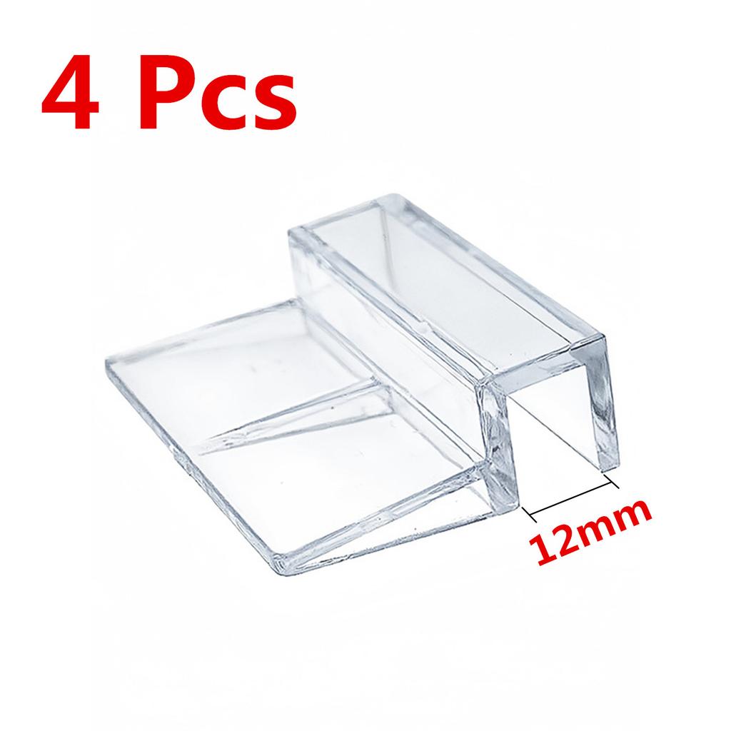 5/6/8/10/12mm Aquarium Acrylic Clips Glass Cover Support Holders Transparent Fish Tank Cover Plate Bracket Aquarium Accessories