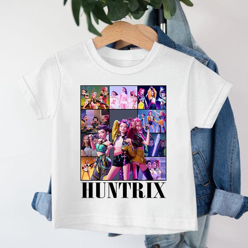 Neu 2026 KPop Dämonenjäger Saja Boys Cartoon Jungen T-Shirt Rundhals Print Mode Lässiges Top Kinder T-Shirt Kinderkleidung