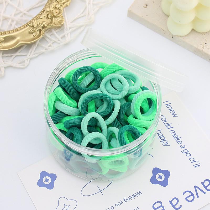 Cute Candy Color Hair Ties for Girls - Non-Damaging Rubber Bands & Towel Rings