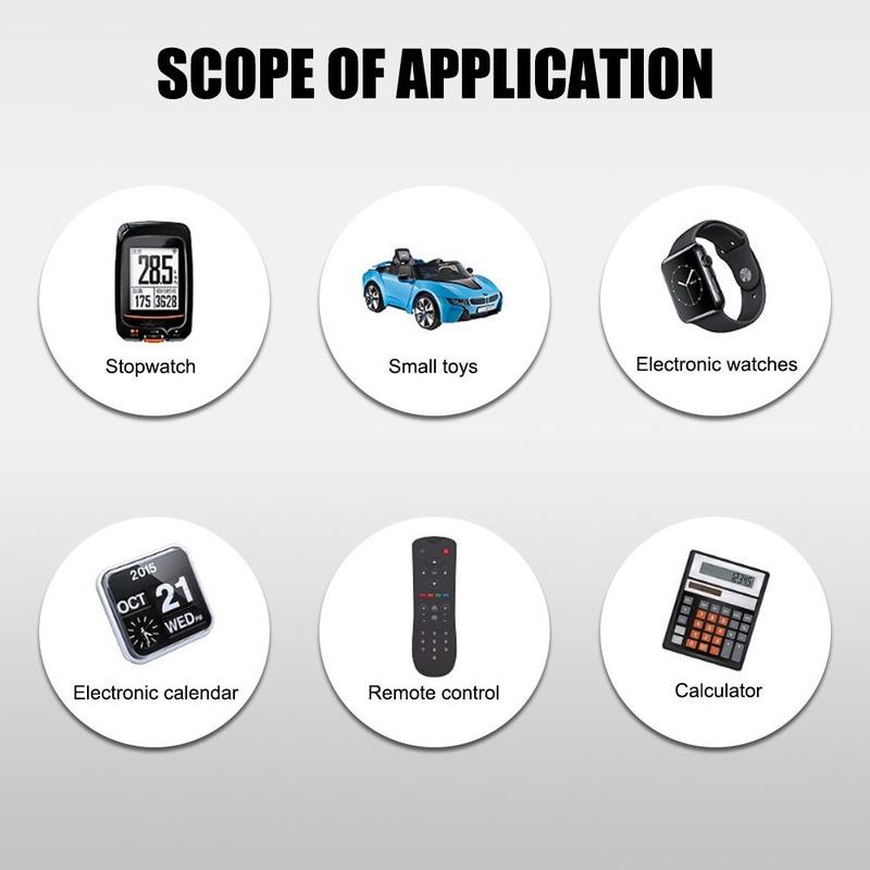 LR44 AG13 LR1154 1,5V knappbatteri Alkaliska batterier för miniräknare Toy Watch