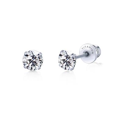 Limerencia Pure Titanium Medical 5mm Second Permanent Popular Unisex White Piercings, Grade, Hypoallergenic, Zirconia, Piercing, Wear, Titanium,
