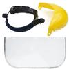 Safety Hard Face Shield Protective Face Mask With Adjustable Head Strap Safety Hard Full Face Mask