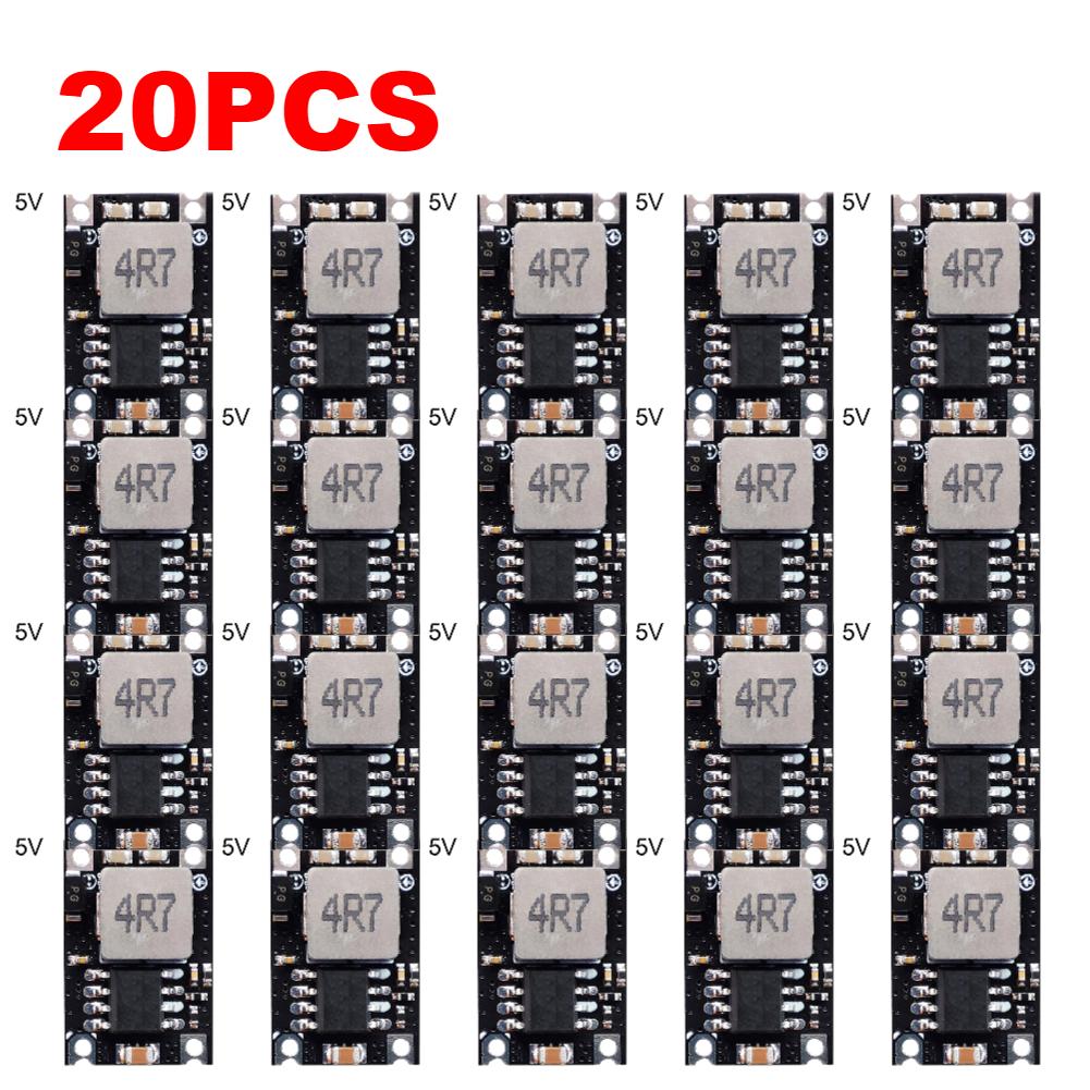 10-50PCS Adjustable DC-DC Buck Converter Step Down Module Voltage Regulator 5V-30V To 3V 5V for Car Motorcycle Battery Charging