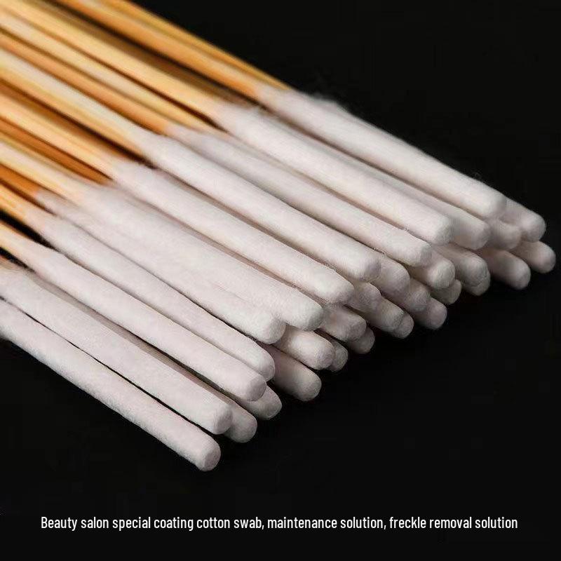 Special-purpose cotton swabs for lotion, skincare, serums, nutrients, and spot removal; available in thin and thick versions; ideal for beauty salons.