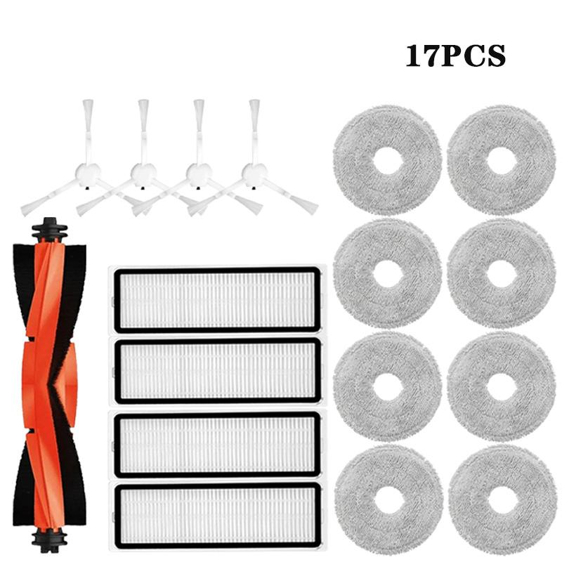 For Xiaomi Robot Vacuum S10 Plus / S10+ / B105 Parts Accessories Main Side Brush Hepa Filter Mop Cloth  Replacement
