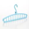 Anti-slip Multi-hole Clothes Scarf Hanger Drying Rack Hook Wardrobe Organizer