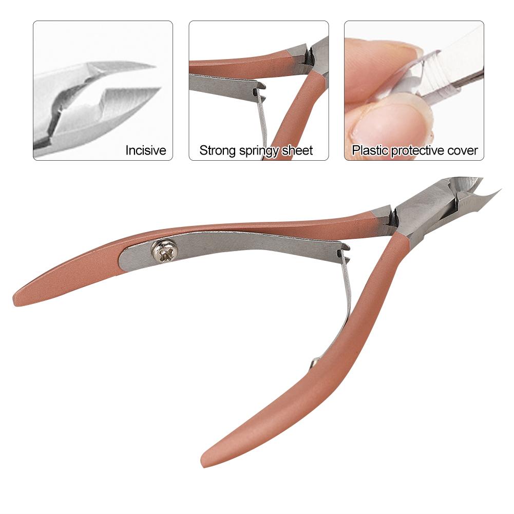 Stainless Steel Nail Dead Skin Scissors Calluses Hangnail Remover Nail Trimmer Clipper Manicure Tool