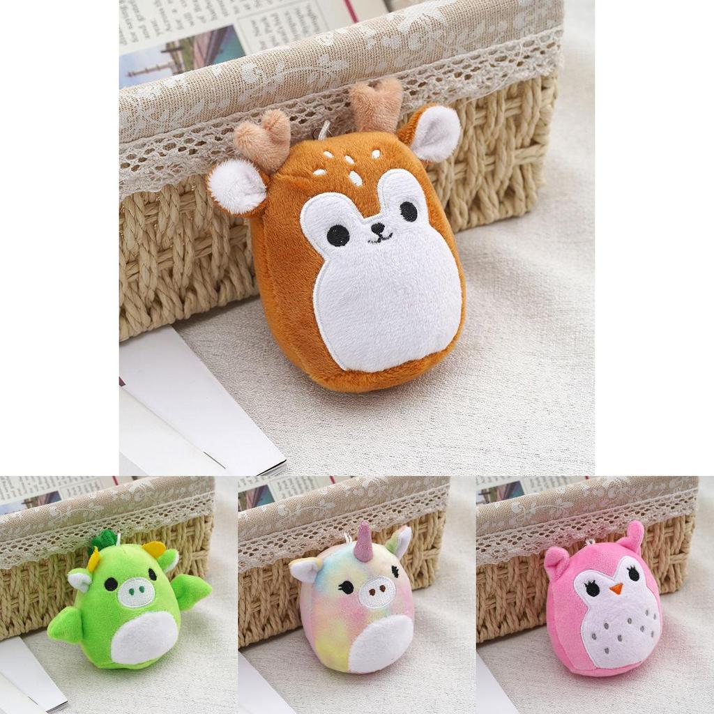 Cozy Squishallow Keychain Bear Plush Toy For Children Gift