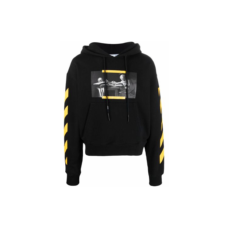 

Off-White Толстовка с рисунком Караваджо, черные/разноцветные топы унисекс OMBB037F21FLE0111084 M