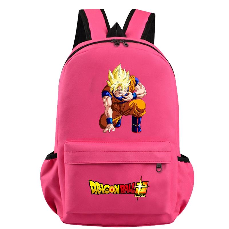 Anime Dragon Ball Printed Boy Girl Schoolbag Student Boy Girl Schoolbag Document Bag Children Teenager Breathable Bagpack Waterproof School Bag