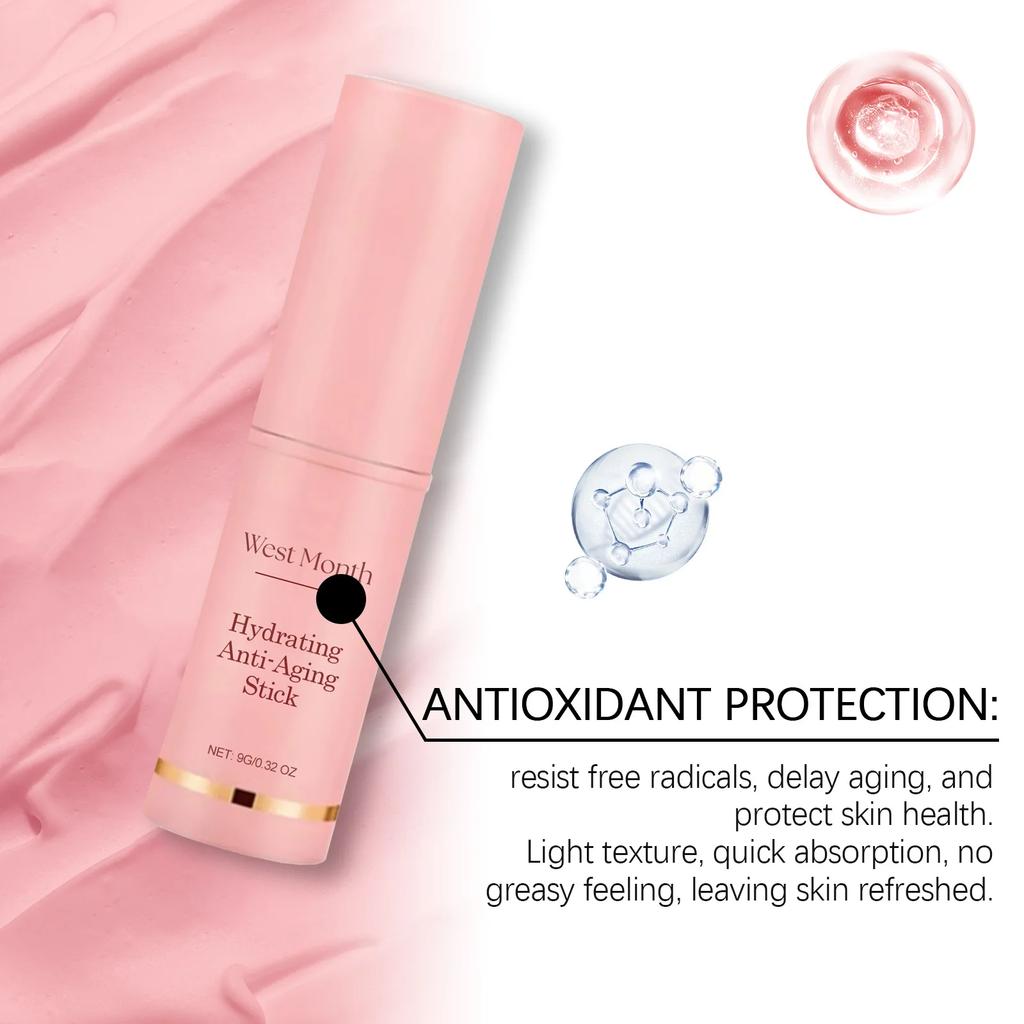Kolagen Odstranění Vrásek Multi Bounce Balzám v Tyčince Okamžitý Anti-Aging Zpevnění Lifting Rozjasnění Obličeje Hydratační Kosmetika pro Unavenou Pleť