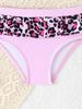 2026 Europe New Cute Girls' Two-piece Bikini Toddler Swimsuit