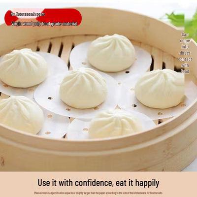 Antihaft Einweg-Dampfpapier für Xiaolongbao, Baozi & Mantou