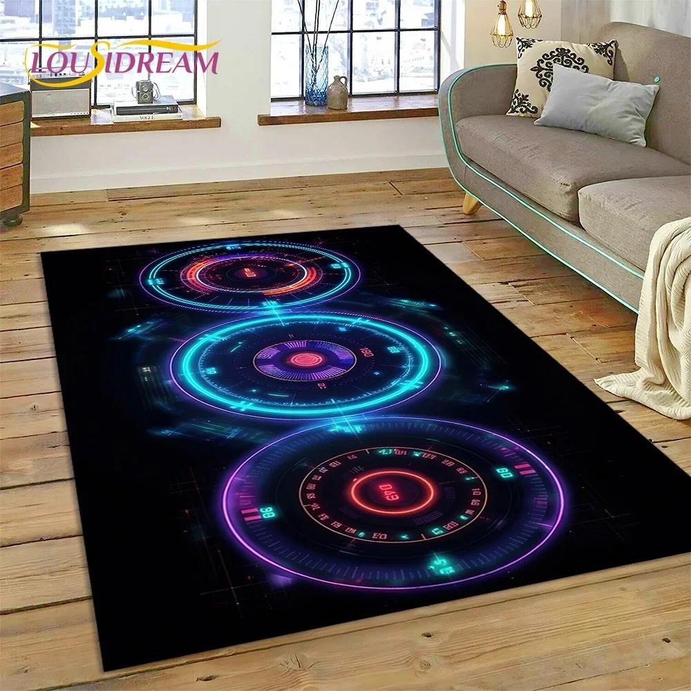 Racing Car Dashboard Machine Control Screen Carpet Rug for Bedroom Living Room Sofa Decoration,Child Game Large Decor Floor Mat