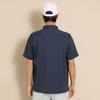 Callaway Short Sleeve Polo Shirt Moisture Quick UV Golf C24134110 Men's (Stripe Pattern, Wicking, Drying, Protection) / / 1120_Navy