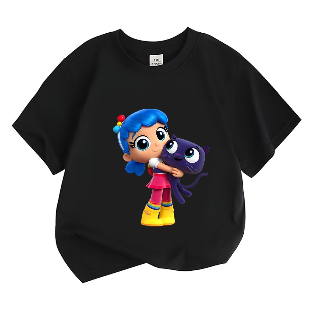 True and The Rainbow Kingdom Cartoon Print Kids Tshirt Casual Kawaii Boys Girls Tee-shirt Funny Graphic Cotton Short Sleeve Tees