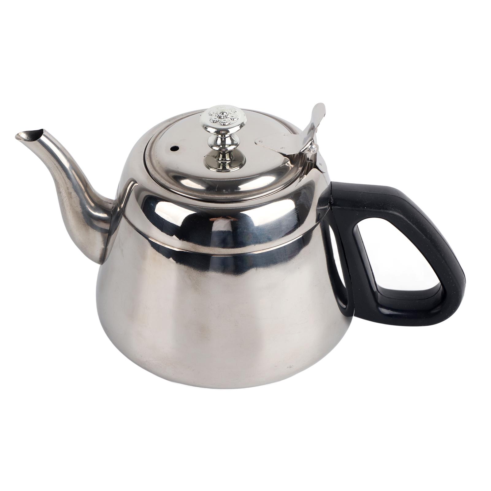 

1.5l Stainless Steel StovE Top Teapot Coffee Pot Teaware Hot Water Kettle with Filter 1.5L