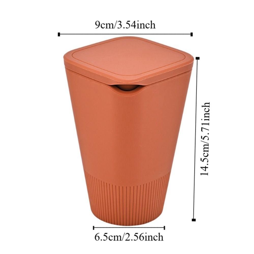 Sealed Design Car Trash Can Odor-Proof Garbage Cup Universal Car Trash Bin  Vehicle Storage