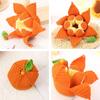 Crochet Kit Funny Knitting Accessories Kids Peelable Orange Toys Knitting Kit For Kids Women Boys Girls Mom Handicraft Lovers