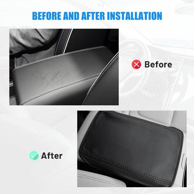 Pour Hyundai Tucson 2025 2025 Housse de Protection pour Boîte d'Accoudoir de Console Centrale Housse de Main courante Housse en Cuir Accessoires d'Intérieur de Voiture