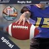 Color American Football Rugby Non-Slip Leather Rubber Adult Youth Sports Ball Training Game Custom Pattern Color Rugby Ball