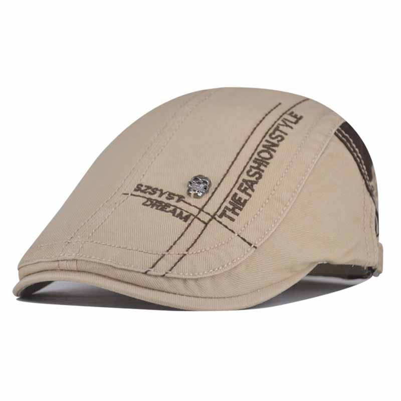2025 New Unisex Cotton Beret Skull Cap Casual Fashionable All-purpose Four Seasons Style Men's /Women's Matching Cap Newsboy Hat