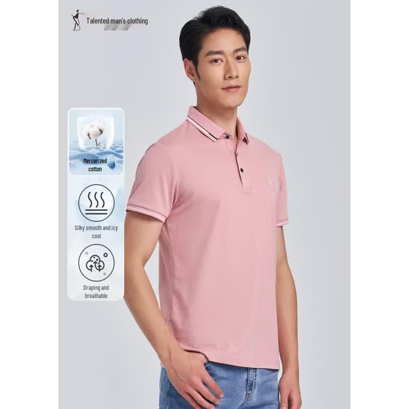 TRIES Men s Lightweight Breathable Polo Shirt 54