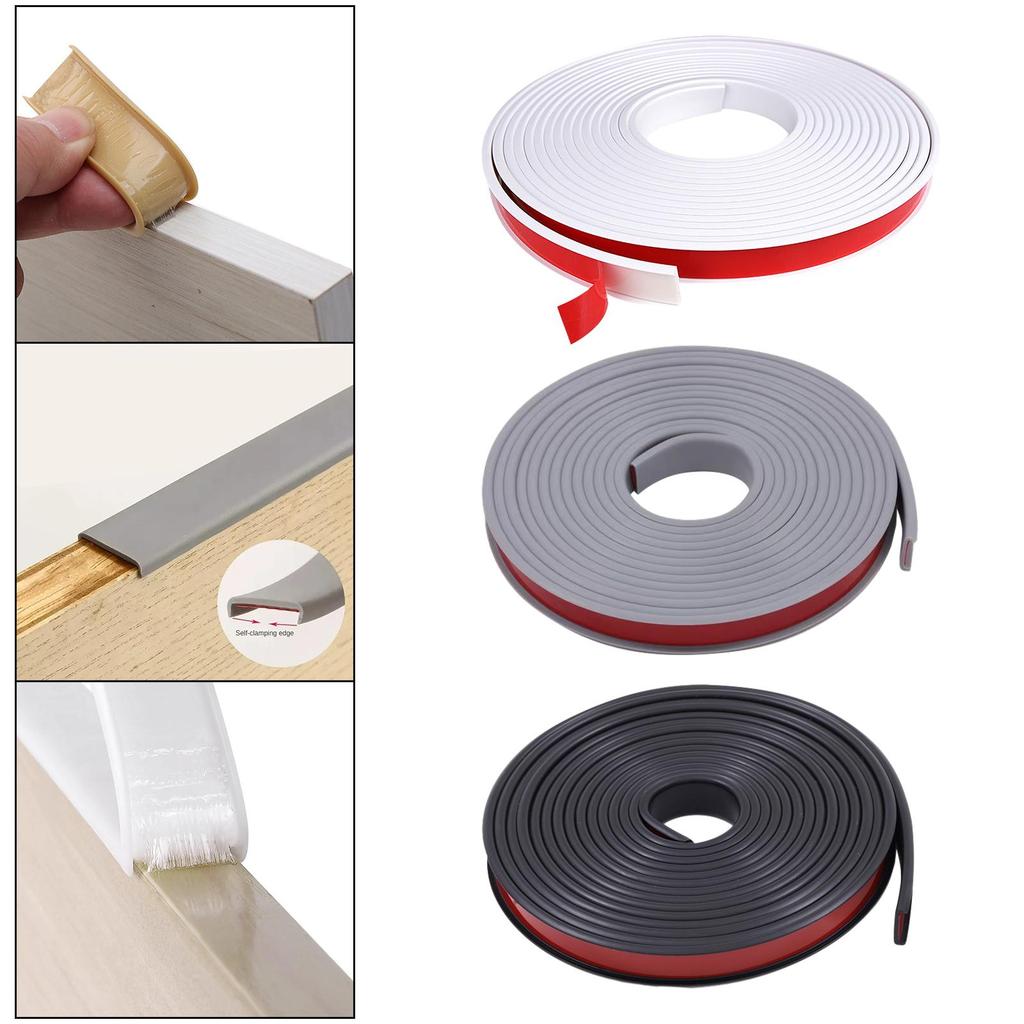 Self Adhesive Veneer Edging 10M Furniture Edge Protector U Shape Edge Banding for Hardboard Boards Shelf Furniture Restoration