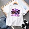 Kpop Demon Hunters Barneklær Kortarmet T-skjorte Søt K-pop Demon Hunters Tiger Harajuku T-skjorte for Gutter Jenter