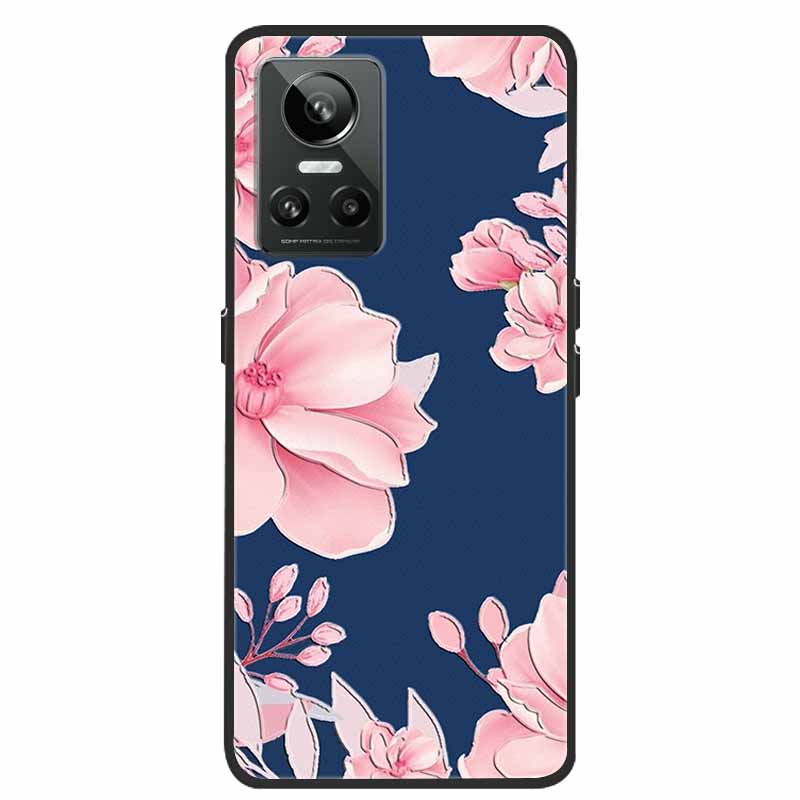 For Realme GT Neo3 5G Case 3D Flower Emboss Soft Silicone Phone Back Cover Case For OPPO Realme GT Neo2 Neo 3 Coque for Bumper