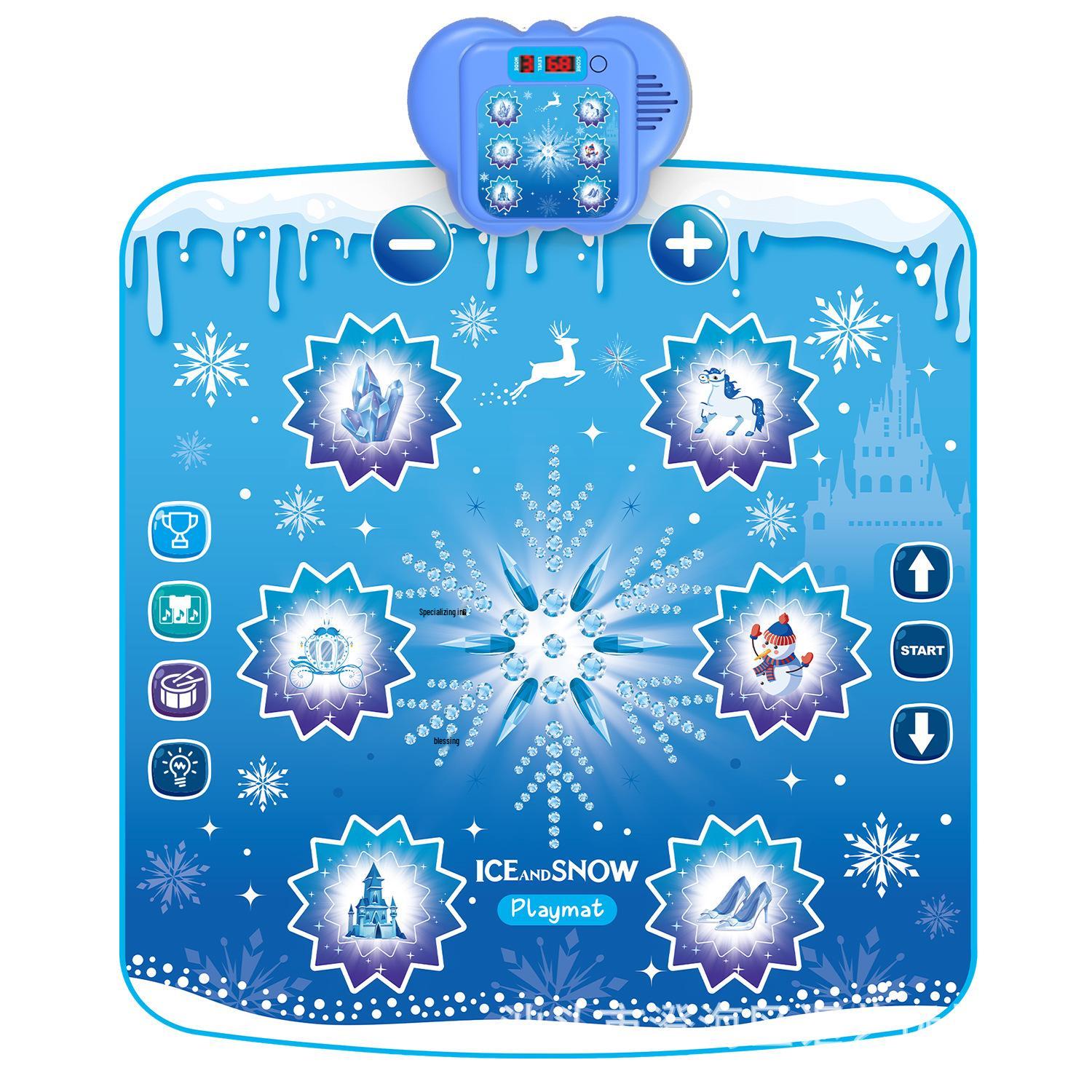 

Interactive Children s Dance Mat: Dynamic Music, Level-Breaking Game, 99*85cm