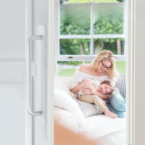 Hongzhanfa Door Handles, Drawer Pulls, Self-Adhesive, Set of 2, Aluminum Alloy, Double-Sided Tape, Cupboard Pull Handles, Door Pulls, Assist Door Open