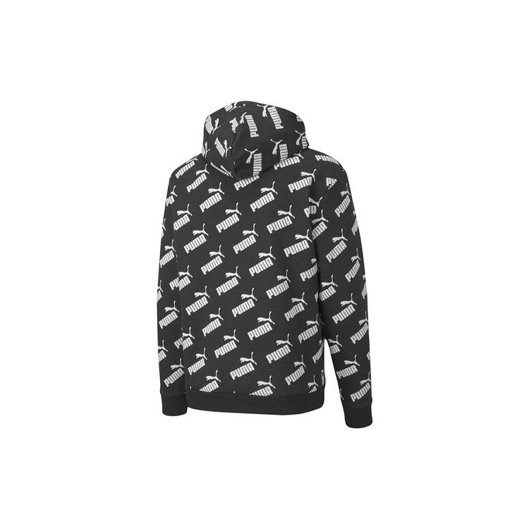 PUMA Sweatshirts Men's Black Hooded Moderate Regular 582795-01