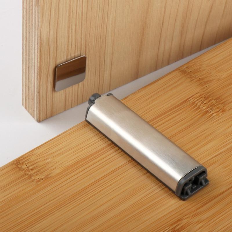 Touch To Open Cabinet Door Hardwares Quiet Auto Closing Mechanism Heavy Type Anti Pinches for Kitchen Bathroom