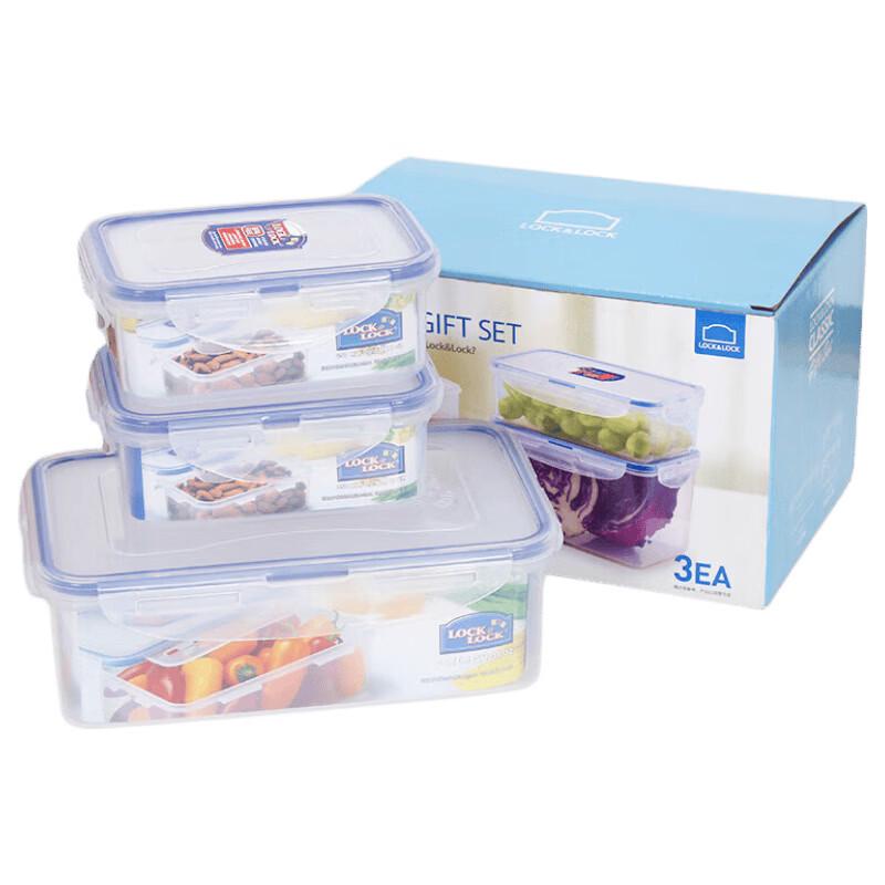 LocknLock Plastic Food Storage Container Set