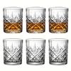 Lot de 6 verres à whisky de 330 ml - Style vintage - Verrerie élégante pour whisky, bourbon, cocktail, cognac, vodka, gin, tequila, liqueur - Décoration d'intérieur