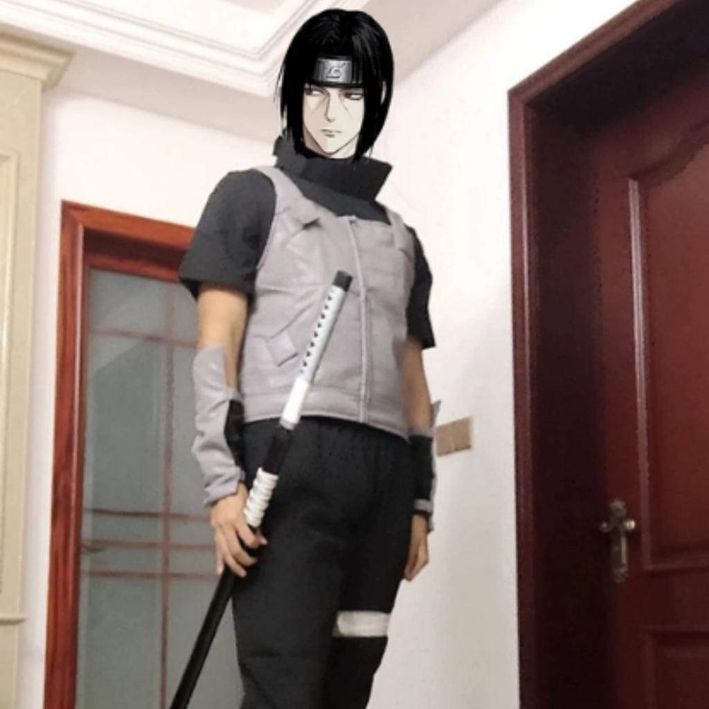 Naruto Anbu Vest Cosplay Costume, Anbu Uniform Vest for Uchiha Itachi & Hatake Kakashi Role Play