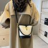 Retro Casual Diamond Portable Small Bag Women's New Spring and Winter Simple Fashion Messenger Bucket Bag