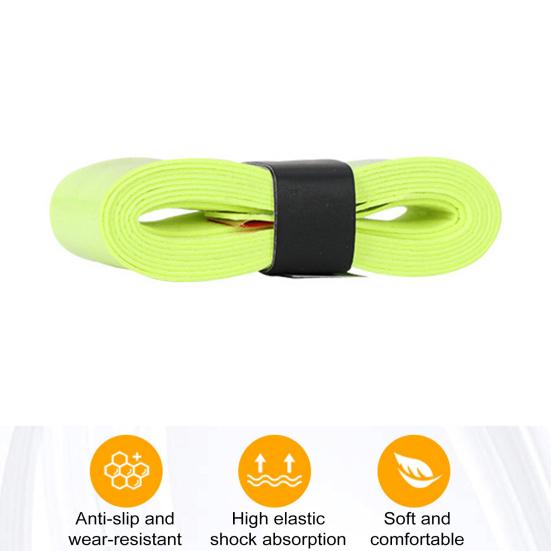 6 Stück 110 cm Badmintonschläger-Griffband, rutschfest, schweißabsorbierend, stoßfest, elastisch, multifunktional, Angelrute, Tennisschläger, Paddel-Overgrip