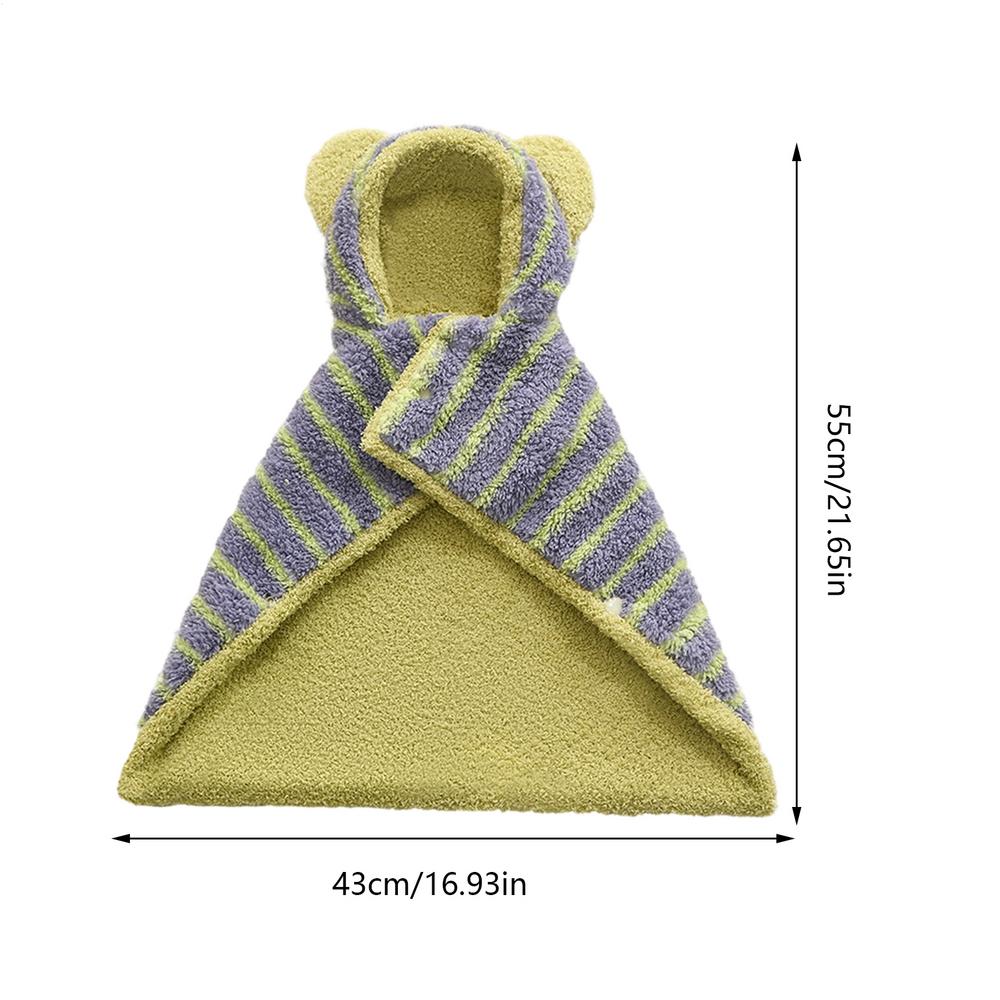 Dog Bathrobe Super Absorbent Quick-Dry Dog Bathrobe Soft Striped Towel Robe for Pets cat pet bath large Bathrobe Pet supplies