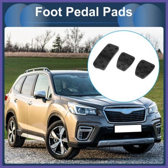3 st Gaspedalskydd för Subaru Forester 06-18 Svart