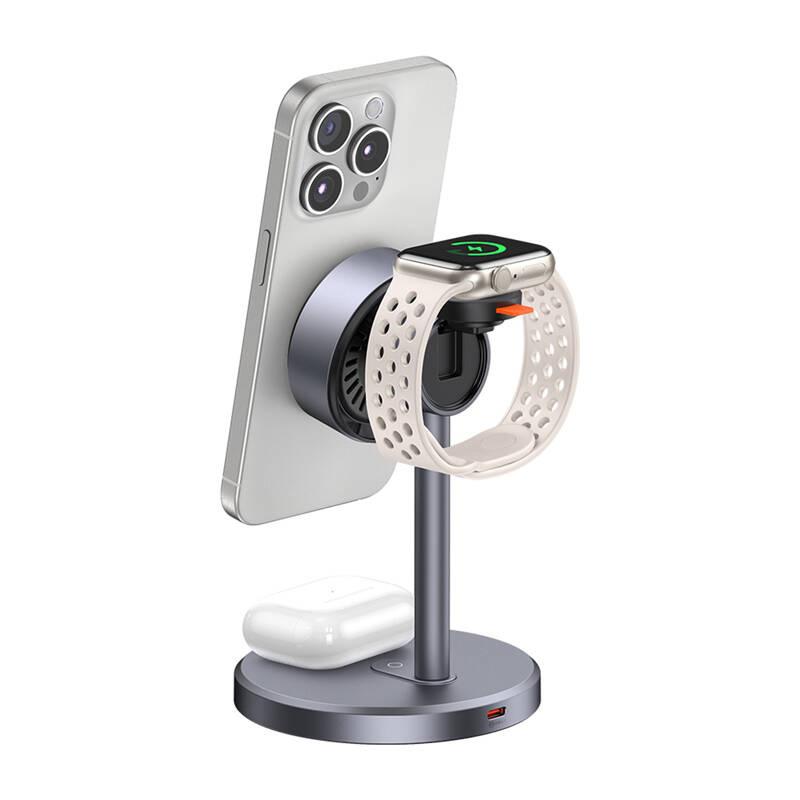 Ładowarka Bezprzewodowa Mcdodo Ch-2462 3W1 15W Qi2 + Ładowarka Sieciowa 33W