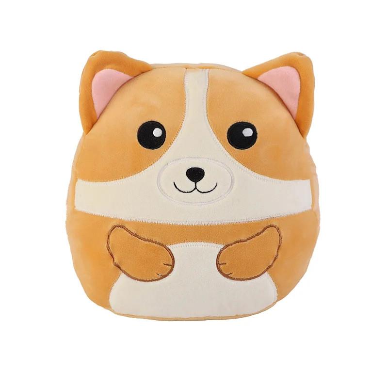 Entzückende Corgi Panda Robbe Frosch Plüschpuppe Verwandlungs-Katze und gepanzertes Dinosaurier-Design