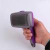 Perie Slicker Hertzko cu Curățare Automată pentru Câini - Peria Supremă pentru Câini pentru Păr Căzut, Blană, - Pieptene pentru Îngrijirea Câinilor cu Păr Lung și Scurt, Pisică