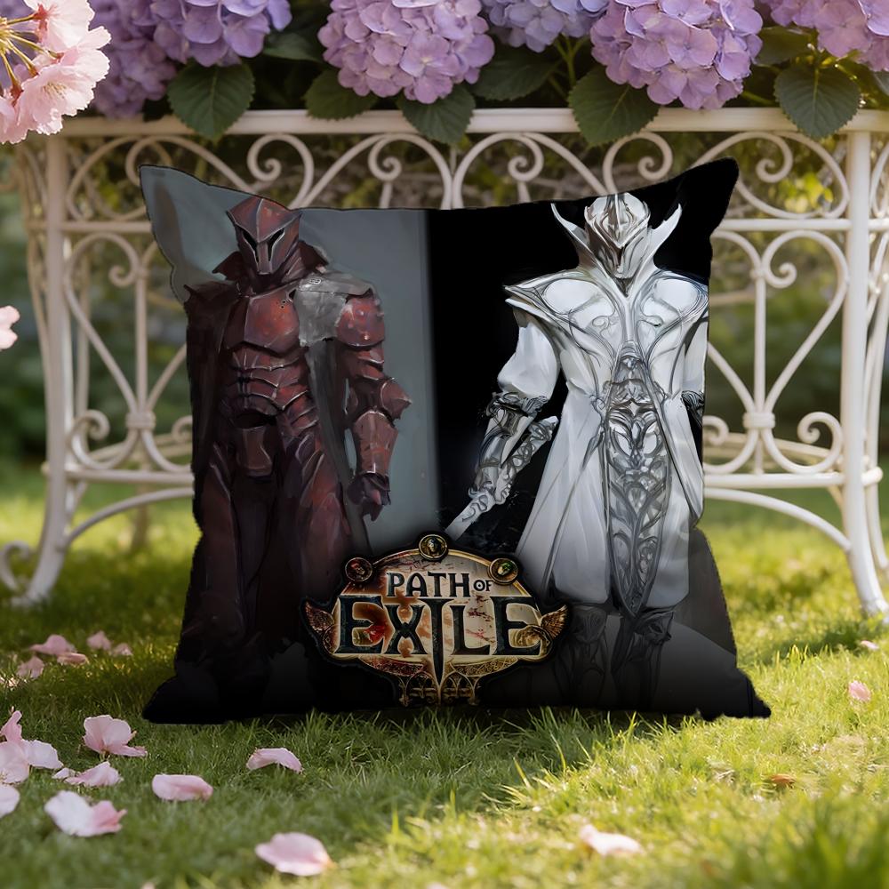 

GamePath of Exile Cushion Cover Home & Car Dual-Scene Pillow Cover: Reversible for Premium Comfort 30cmx30cm