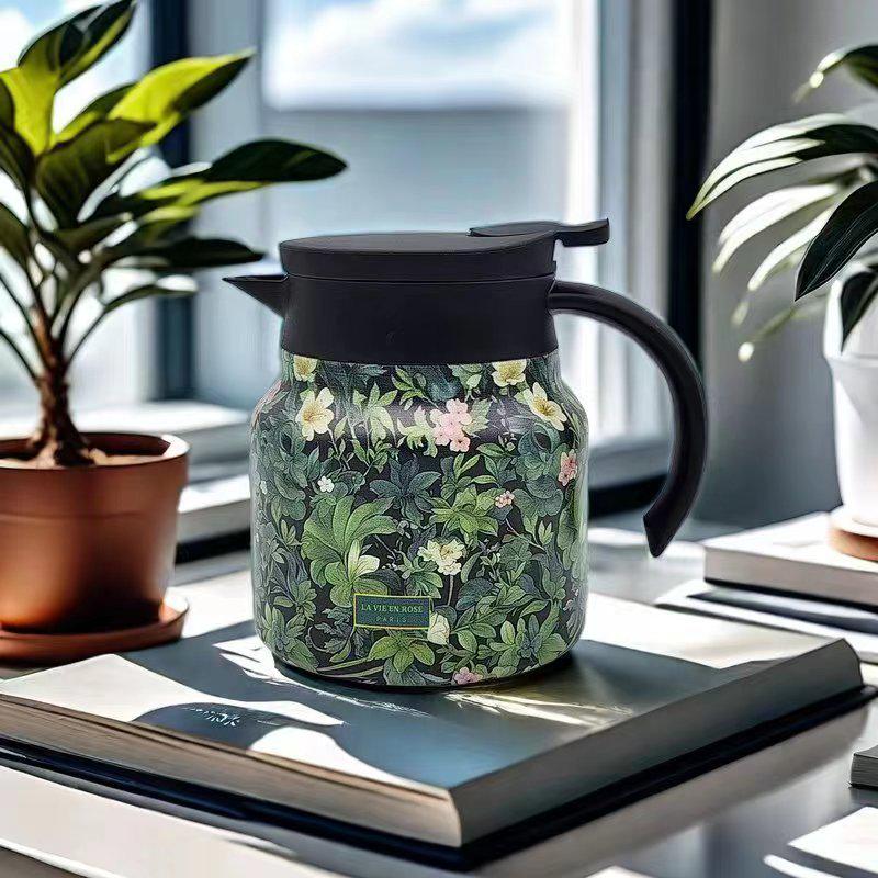 Stainless Steel Insulated Tea Pot with Tea and Water Separation